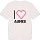 Jag älskar Aumes t-shirt stort tryck