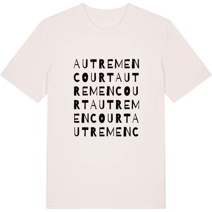 Autremencourt ordlek t-shirt – t-shirt från PinShirt