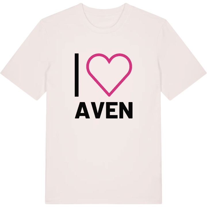 Jag älskar Aven t-shirt stort tryck – t-shirt från PinShirt