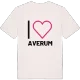 Jag älskar Averum t-shirt stort tryck