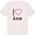 Jag älskar Åvik t-shirt stort tryck