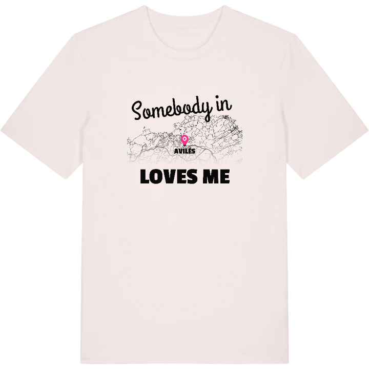Någon i Avilés älskar mig t-shirt – t-shirt från PinShirt