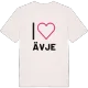 Jag älskar Ävje t-shirt stort tryck