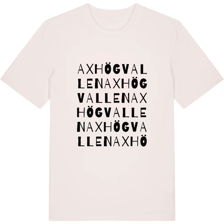 Axhögvallen ordlek t-shirt – t-shirt från PinShirt