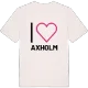 Jag älskar Axholm t-shirt stort tryck