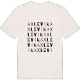 Axlevik ordlek t-shirt