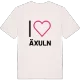 Jag älskar Äxuln t-shirt stort tryck