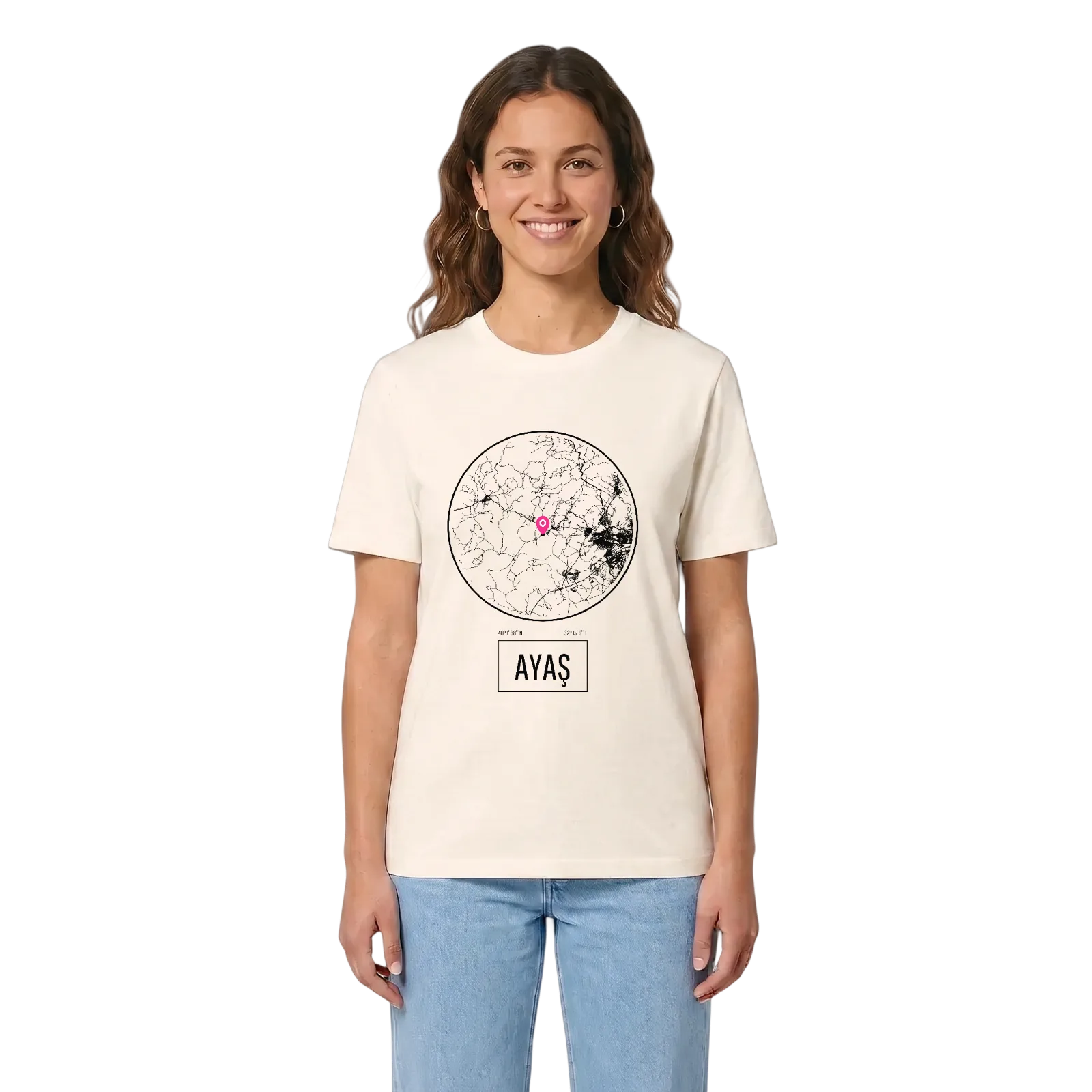 Ayaş t-shirt – Vintage White, i miljö