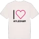 Jag älskar Aylesham t-shirt stort tryck