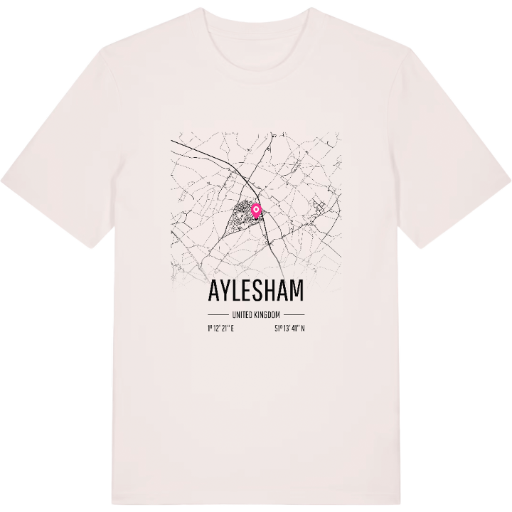 Aylesham karta t-shirt – t-shirt från PinShirt