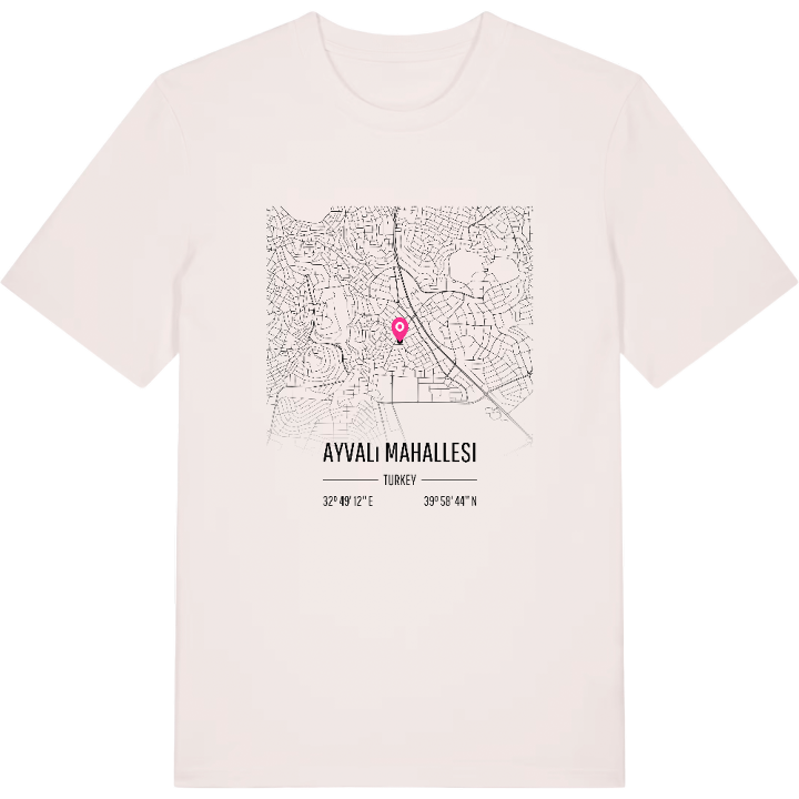 Ayvalı Mahallesi karta t-shirt – t-shirt från PinShirt