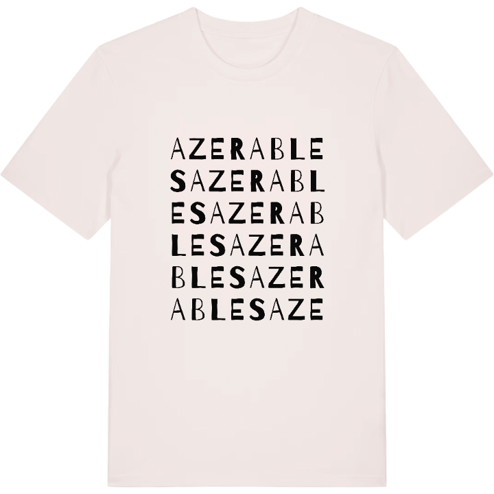Azerables ordlek t-shirt – t-shirt från PinShirt
