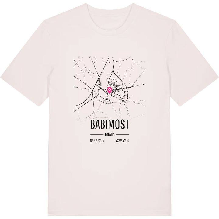 Babimost karta t-shirt – t-shirt från PinShirt