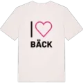 Jag älskar Bäck t-shirt stort tryck