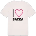 Jag älskar backa t-shirt stort tryck