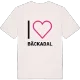 Jag älskar Bäckadal t-shirt stort tryck