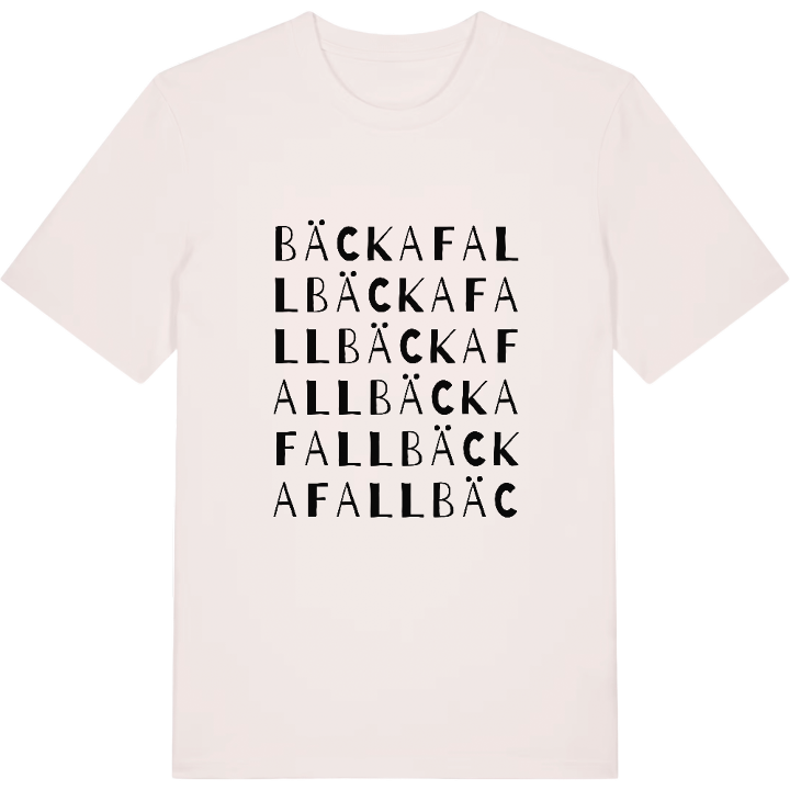 Bäckafall ordlek t-shirt – t-shirt från PinShirt