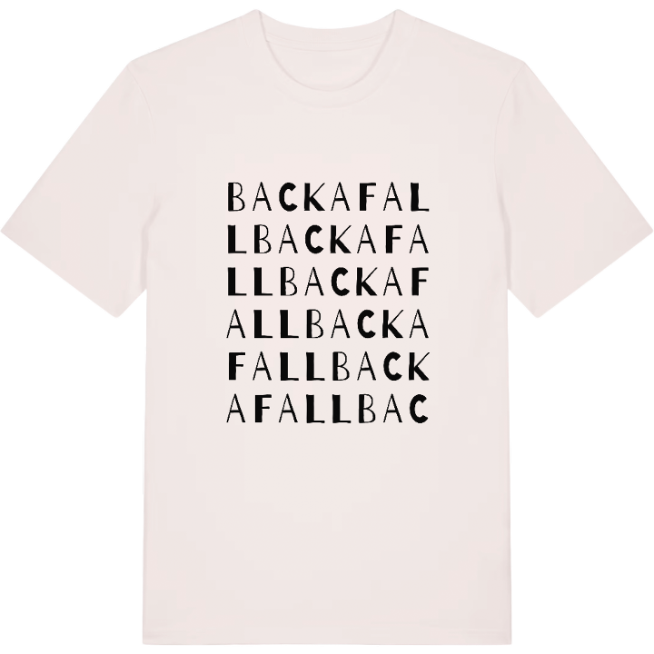 Backafall ordlek t-shirt – t-shirt från PinShirt