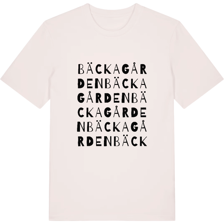 Bäckagården ordlek t-shirt – t-shirt från PinShirt