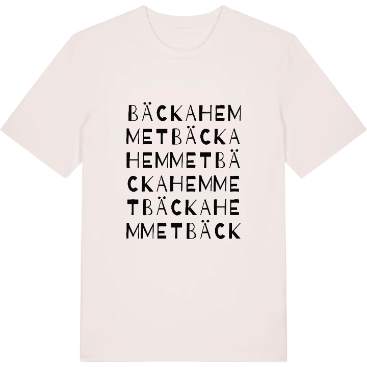 Bäckahemmet ordlek t-shirt – t-shirt från PinShirt