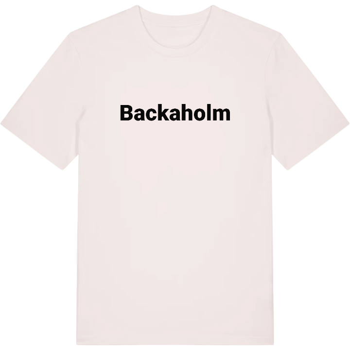 Backaholm fetstil t-shirt – t-shirt från PinShirt