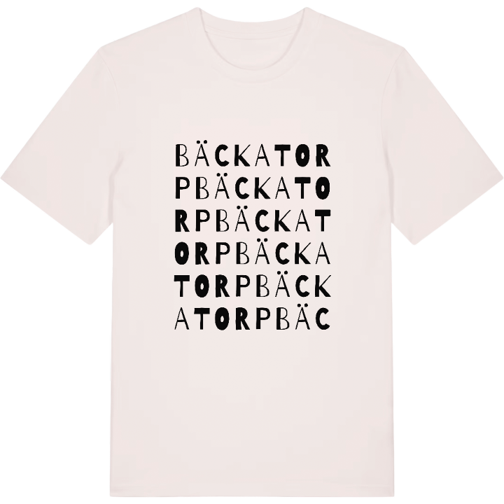 Bäckatorp ordlek t-shirt – t-shirt från PinShirt