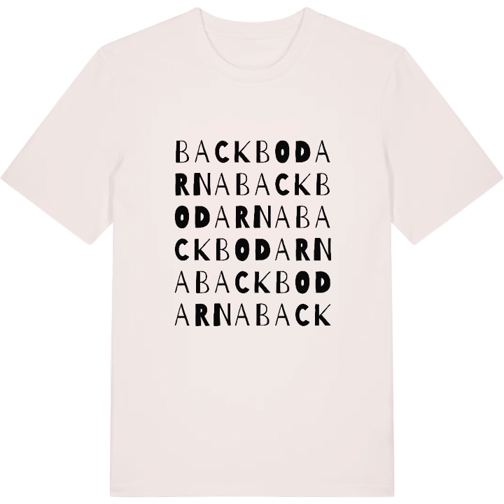 Backbodarna ordlek t-shirt – t-shirt från PinShirt