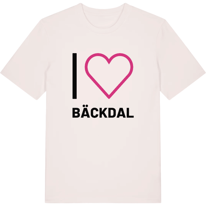 Jag älskar Bäckdal t-shirt stort tryck – t-shirt från PinShirt