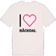 Jag älskar Bäckdal t-shirt stort tryck