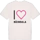 Jag älskar Bäckdala t-shirt stort tryck