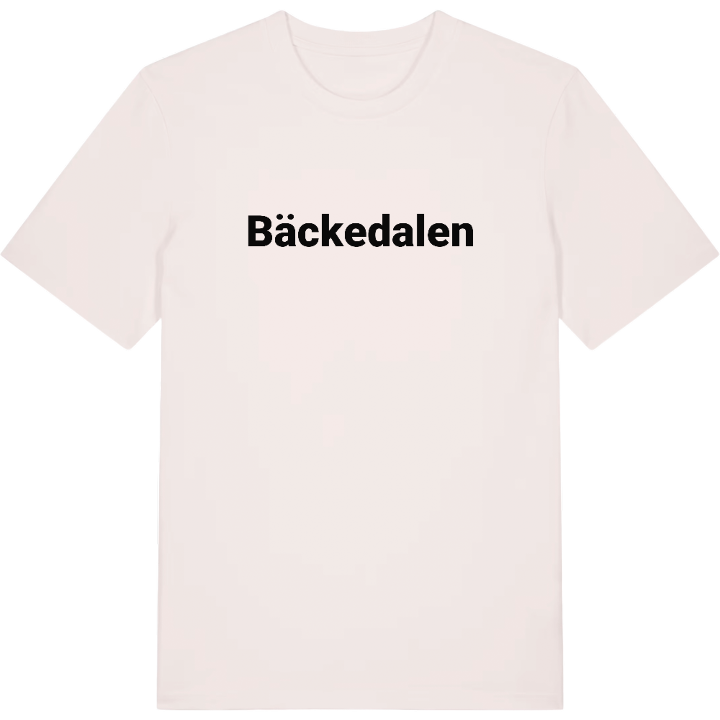 Bäckedalen fetstil t-shirt – t-shirt från PinShirt
