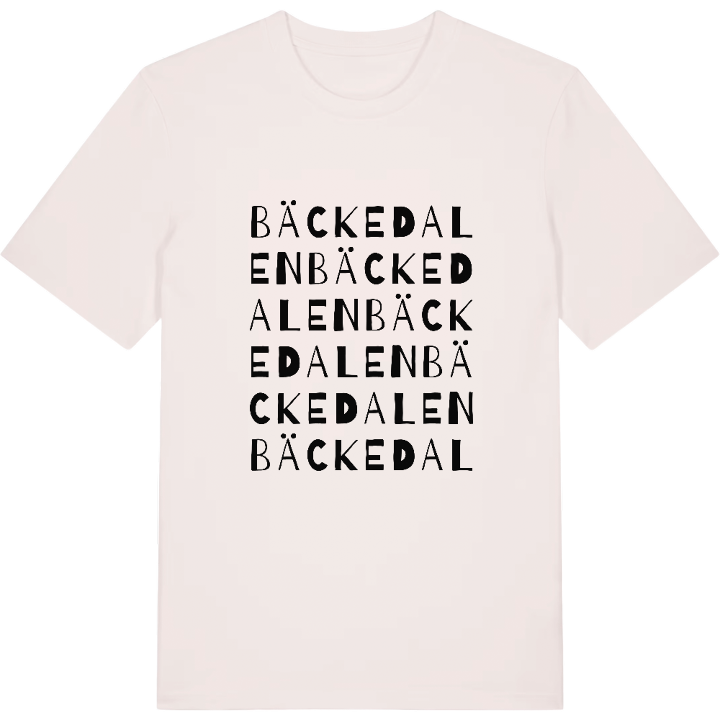 Bäckedalen ordlek t-shirt – t-shirt från PinShirt