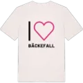 Jag älskar Bäckefall t-shirt stort tryck
