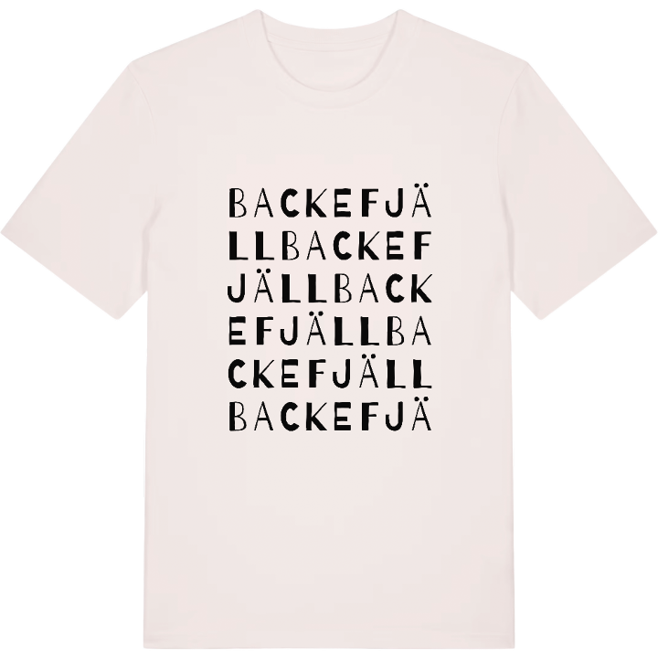 Backefjäll ordlek t-shirt – t-shirt från PinShirt