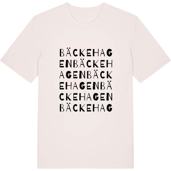 Bäckehagen ordlek t-shirt – t-shirt från PinShirt
