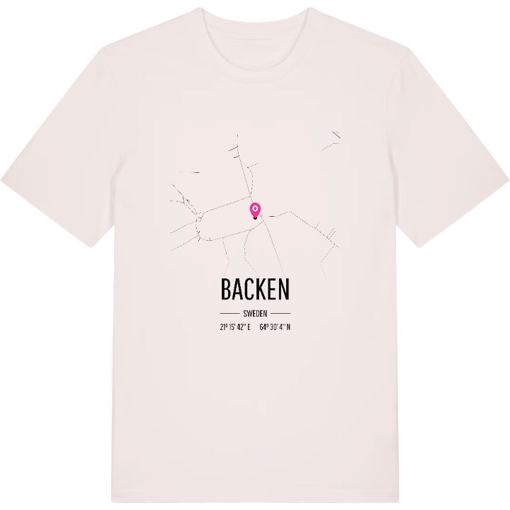 Backen karta t-shirt – t-shirt från PinShirt