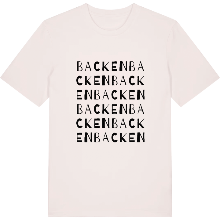 Backen ordlek t-shirt – t-shirt från PinShirt