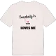 Någon i Bäcken älskar mig t-shirt