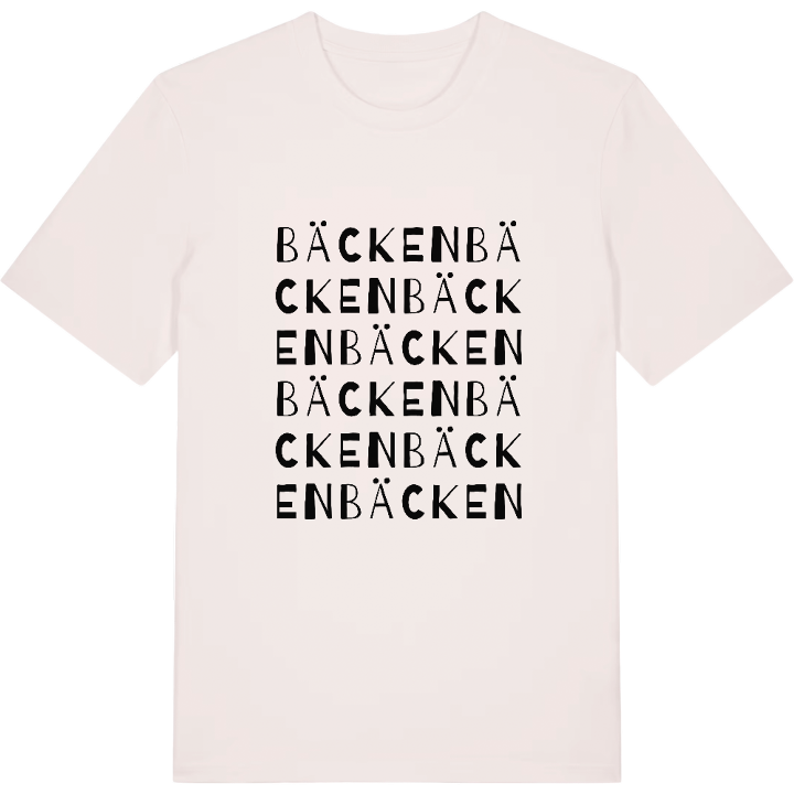 Bäcken ordlek t-shirt – t-shirt från PinShirt