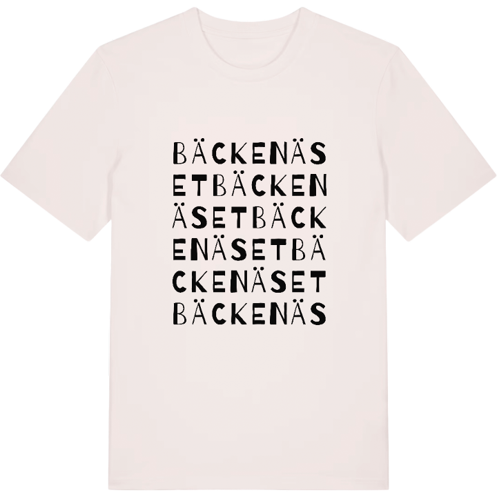 Bäckenäset ordlek t-shirt – t-shirt från PinShirt