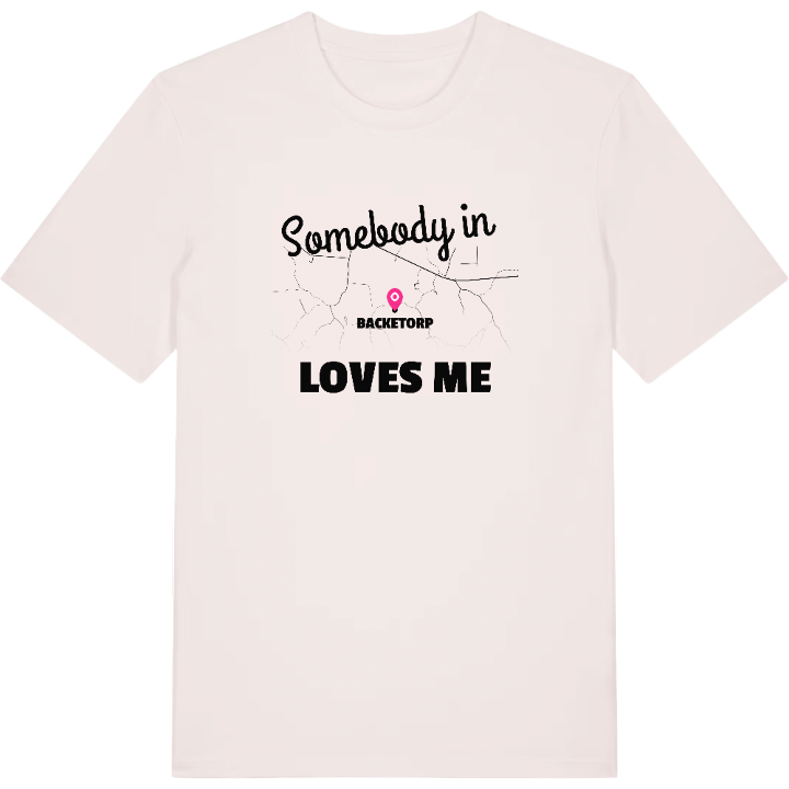 Någon i Backetorp älskar mig t-shirt – t-shirt från PinShirt