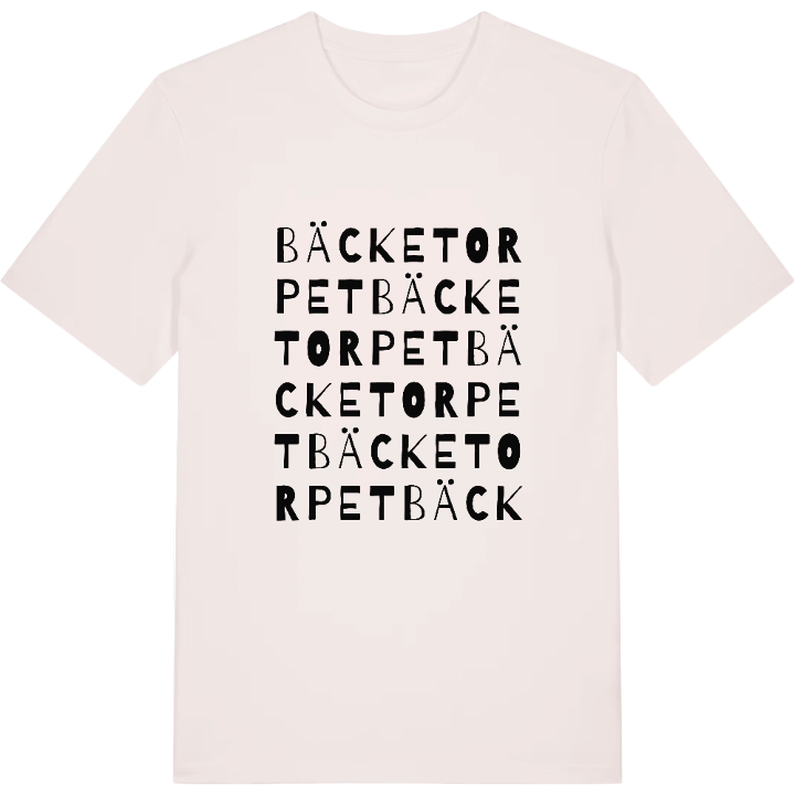 Bäcketorpet ordlek t-shirt – t-shirt från PinShirt