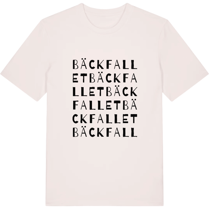 Bäckfallet ordlek t-shirt – t-shirt från PinShirt