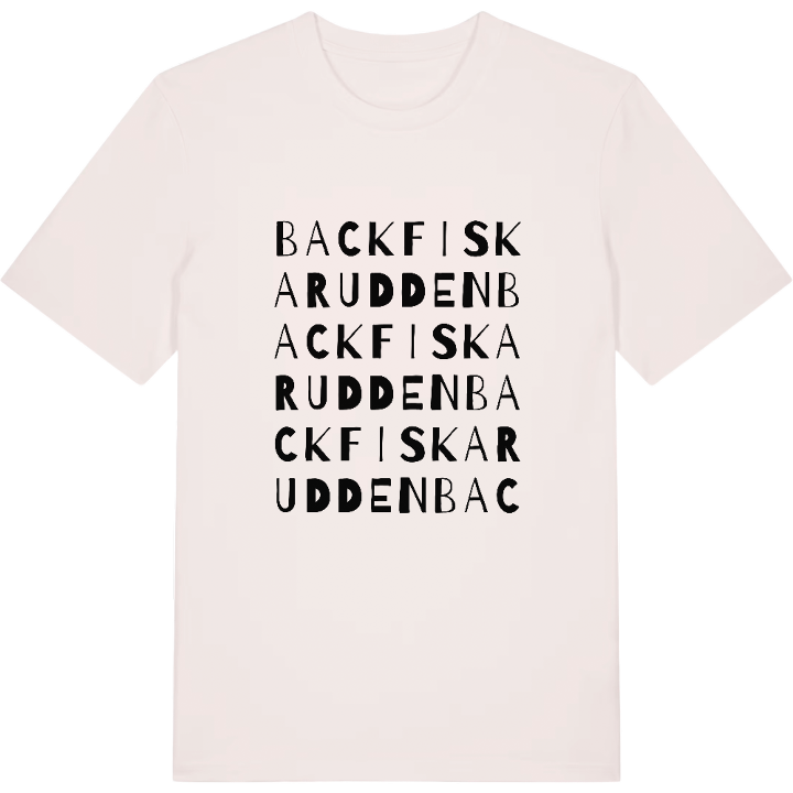 Backfiskarudden ordlek t-shirt – t-shirt från PinShirt