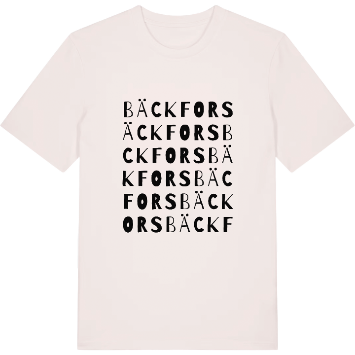 Bäckfors ordlek t-shirt – t-shirt från PinShirt