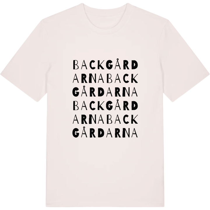 Backgårdarna ordlek t-shirt – t-shirt från PinShirt
