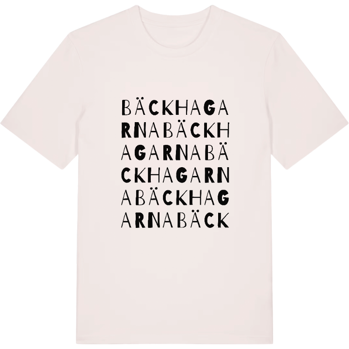 Bäckhagarna ordlek t-shirt – t-shirt från PinShirt
