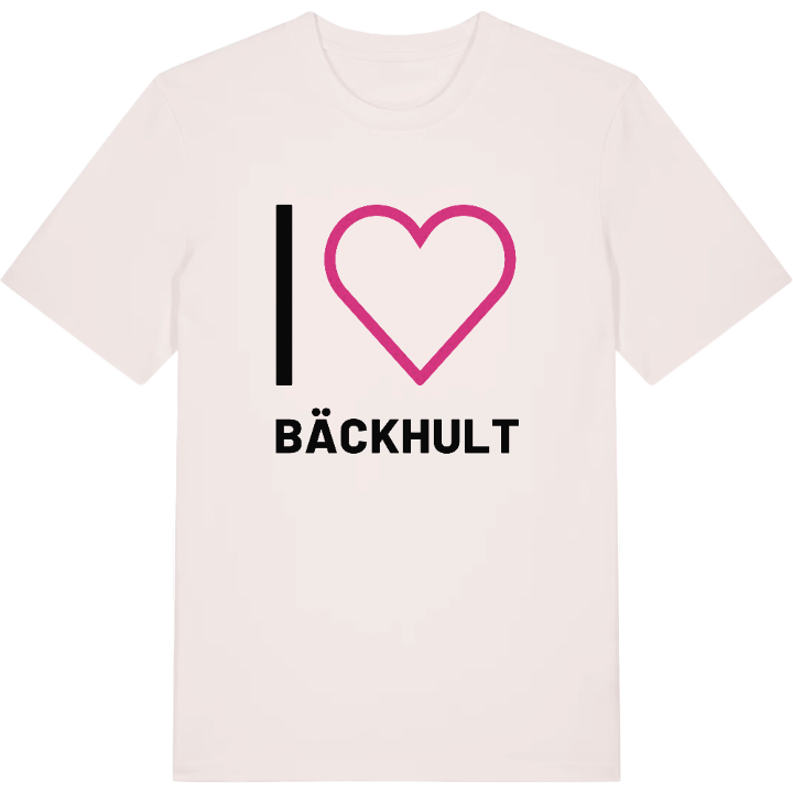 Jag älskar Bäckhult t-shirt stort tryck – t-shirt från PinShirt