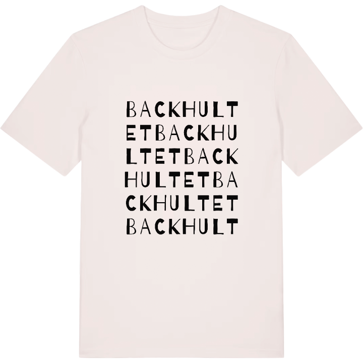 Backhultet ordlek t-shirt – t-shirt från PinShirt