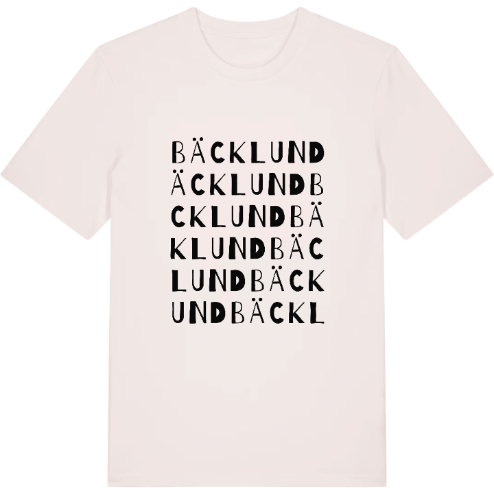 Bäcklund ordlek t-shirt – t-shirt från PinShirt